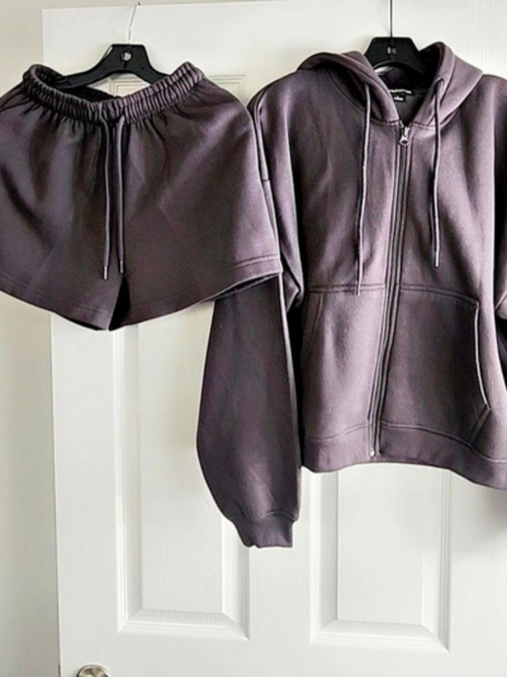 PrettyLittleThing 3-Piece Purple Lounge Set Size Medium